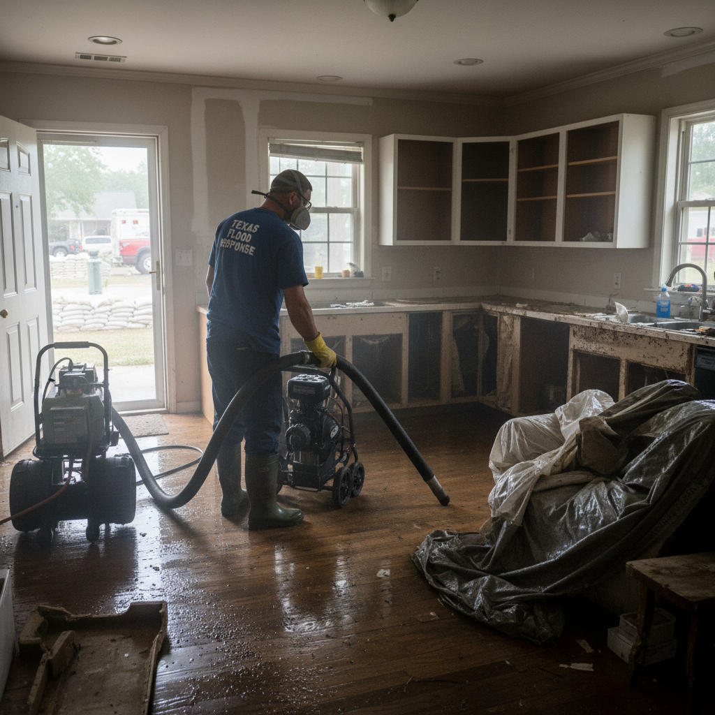 Flood Damage Cleanup in Arab