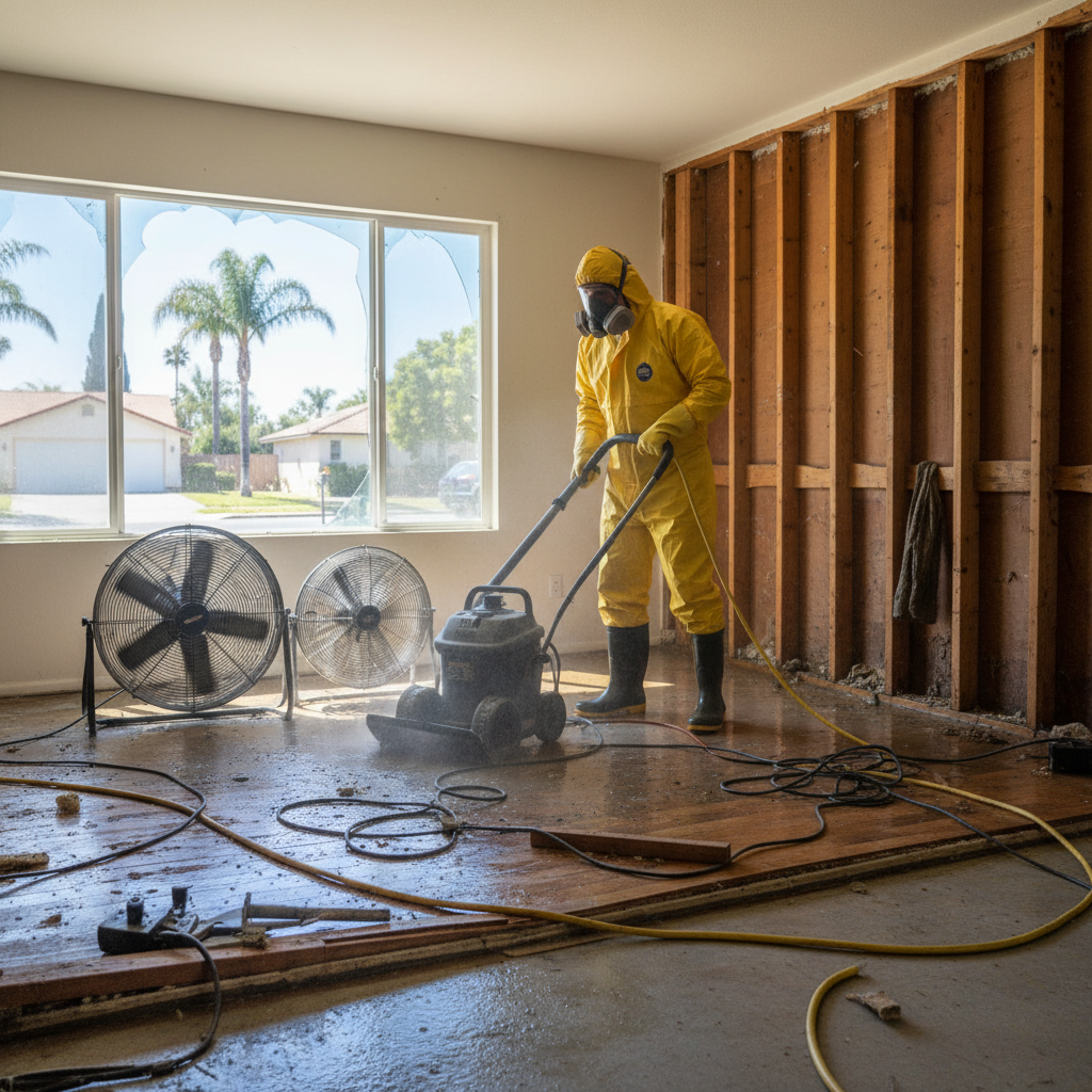 Water Damage Restoration work by Damage Restore Pro in San Jose