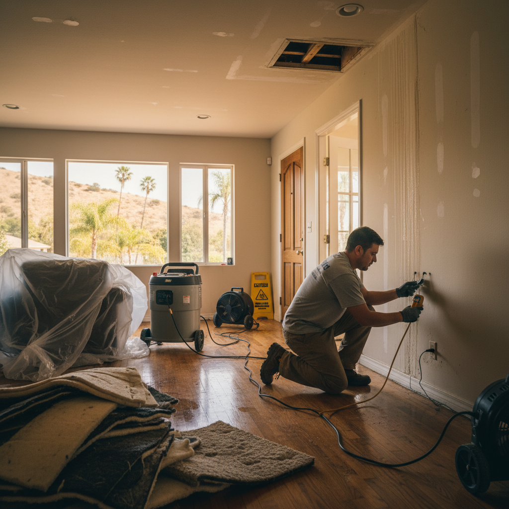 Water Damage Assessment in San Jose